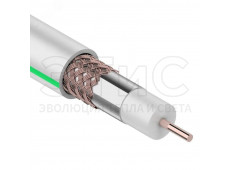 Кабель коаксиальный SAT 703 B Cu/Al/Cu 75% 75 Ом бухта100м белый Кабель коаксиальный SAT 703 B Cu/Al/Cu 75% 75 Ом бухта100м белый